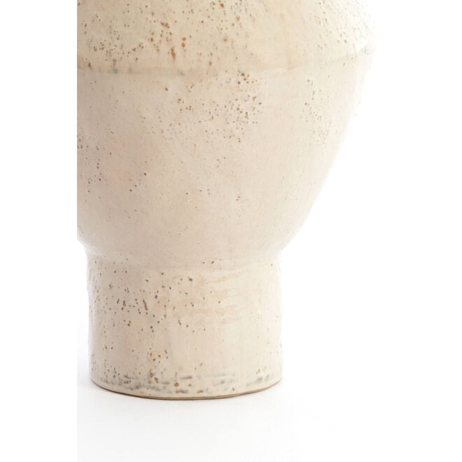 Light & Living Vaas deco Vasora Ø29x41 cm keramiek glanzend taupe