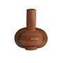 Light & Living Vaas deco Melnik 31,5x21,5x38,5 cm keramiek cognac bruin