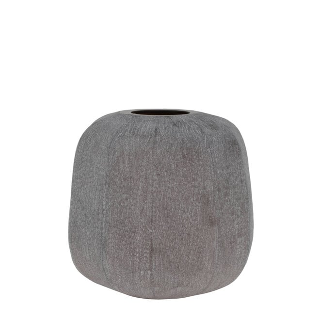Light & Living Vaas Pacengo Ø33x32 cm glas donkerbruin