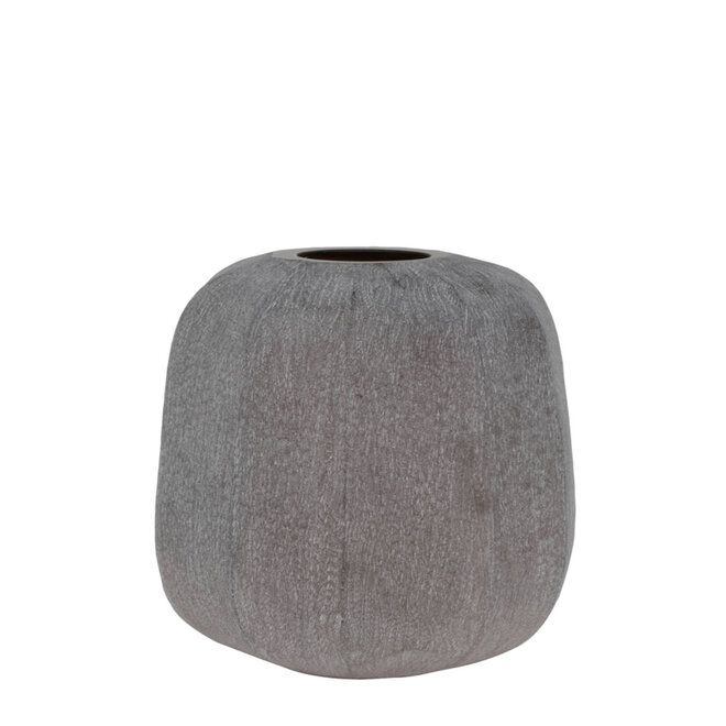 Light & Living Vaas Pacengo Ø33x32 cm glas donkerbruin