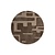 Vloerkleed Mart Visser Aesthetic 17 Coffee Bean - Rond