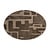 Vloerkleed Mart Visser Aesthetic 17 Coffee Bean - Ellips