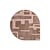 Vloerkleed Mart Visser Aesthetic 42 Soft Marsala - Cloud