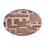 Vloerkleed Mart Visser Aesthetic 42 Soft Marsala - Ellips