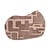 Vloerkleed Mart Visser Aesthetic 42 Soft Marsala - Organic gespiegeld