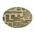 Vloerkleed Mart Visser Aesthetic 56 Militair Green - Ellips