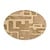 Vloerkleed Mart Visser Aesthetic 62 Camel Gold - Ellips