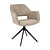 Kick draaistoel Owen - Beige - zwart onderstel
