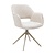 Kick draaistoel Owen - Crème - beige onderstel