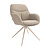 Kick draaistoel Abel - Taupe - beige onderstel