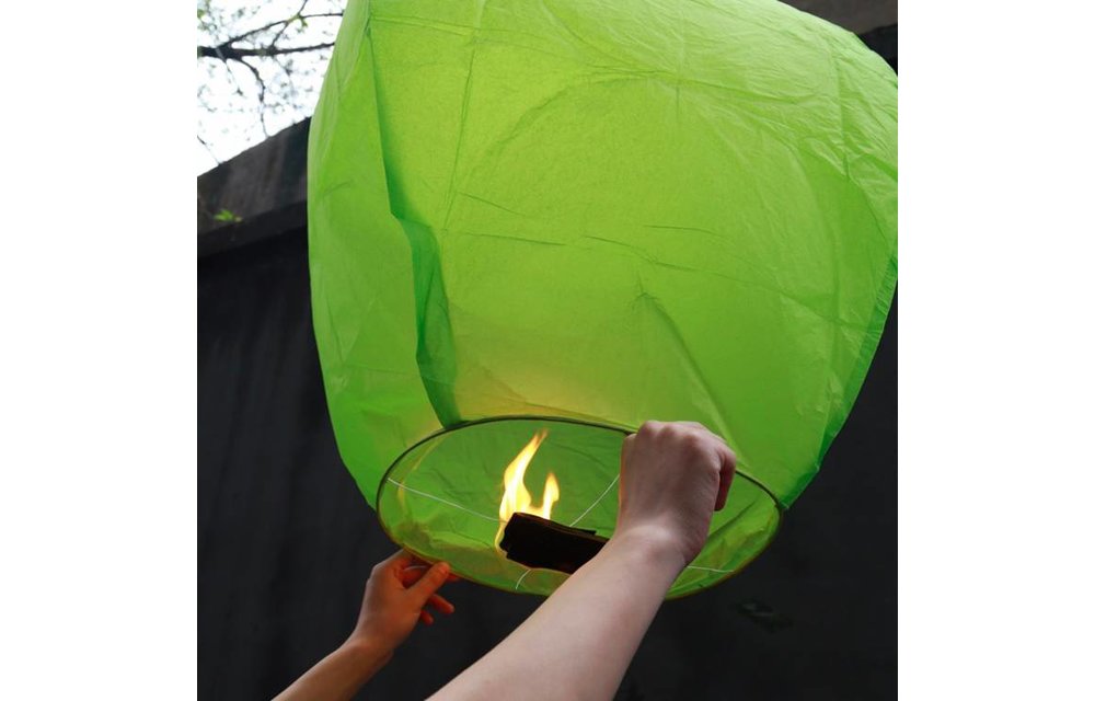 Groene Wensballon