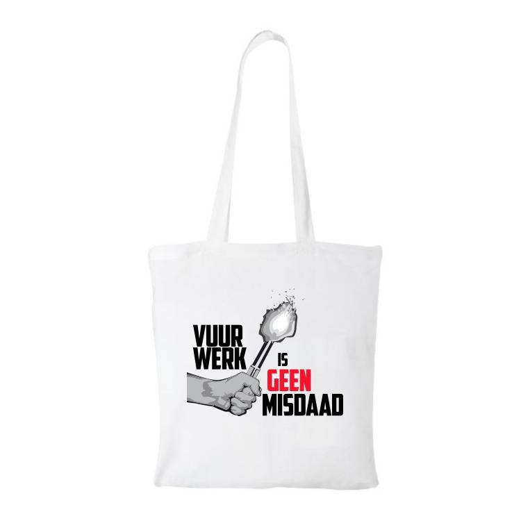 Vuurwerk Is Geen Misdaad Katoenen Tas