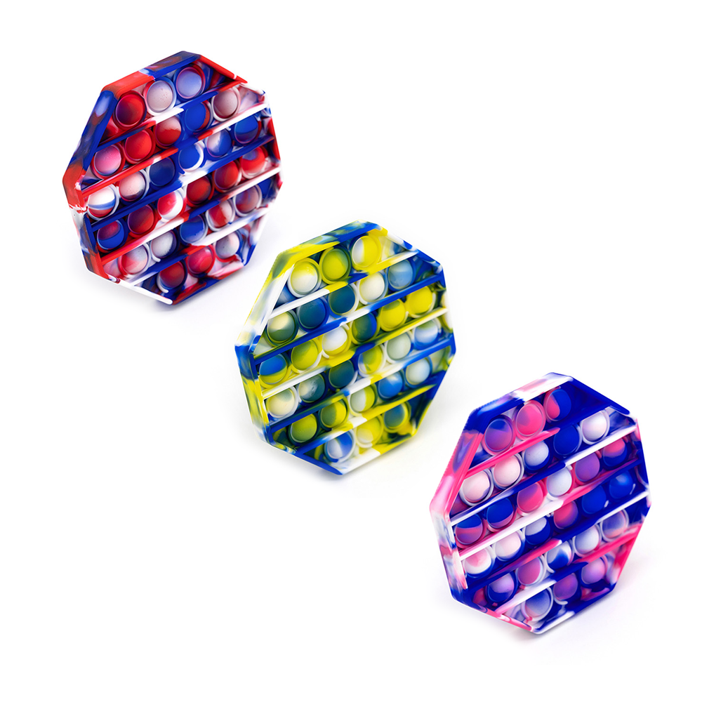 Pop It Fidget Toys - Set van 3 Tie Dye