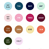 World of Mina Gepersonaliseerd make-up tasje / "Flow" - met naam World of Mina Gepersonaliseerd make-up tasje / "Flow" - met naam
