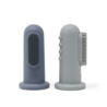 Mushie Baby tandenborstel - set van 2 ( Tradewinds/Stone ) Mushie Baby tandenborstel - set van 2 ( Tradewinds/Stone )