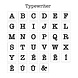 World of Mina Houten naamblokken // Typewriter World of Mina Houten naamblokken // Typewriter