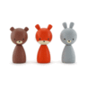 Clicques Houten magnetische dieren // Fauna - Robert, Ginger en Bunji Clicques Houten magnetische dieren // Fauna - Robert, Ginger en Bunji