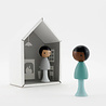 Clicques Houten magnetische poppetjes // Sam & Justin Clicques Houten magnetische poppetjes // Sam & Justin