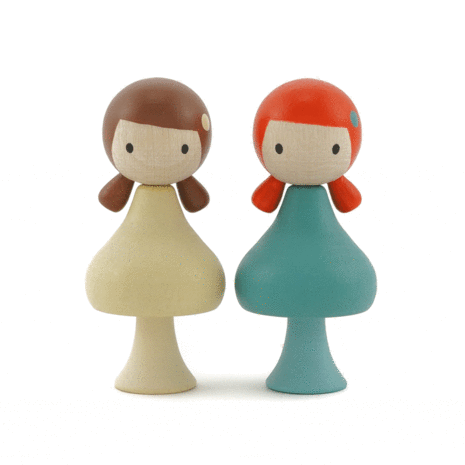 Clicques Houten magnetische poppetjes // Zoe & Stella Clicques Houten magnetische poppetjes // Zoe & Stella
