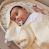 Jollein Badcape Embroidery 75x75cm // Ivory Jollein Badcape Embroidery 75x75cm // Ivory
