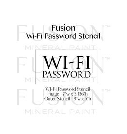 Fusion Mineral Paint Fusion - Stencil 27 - Wifi Pasword