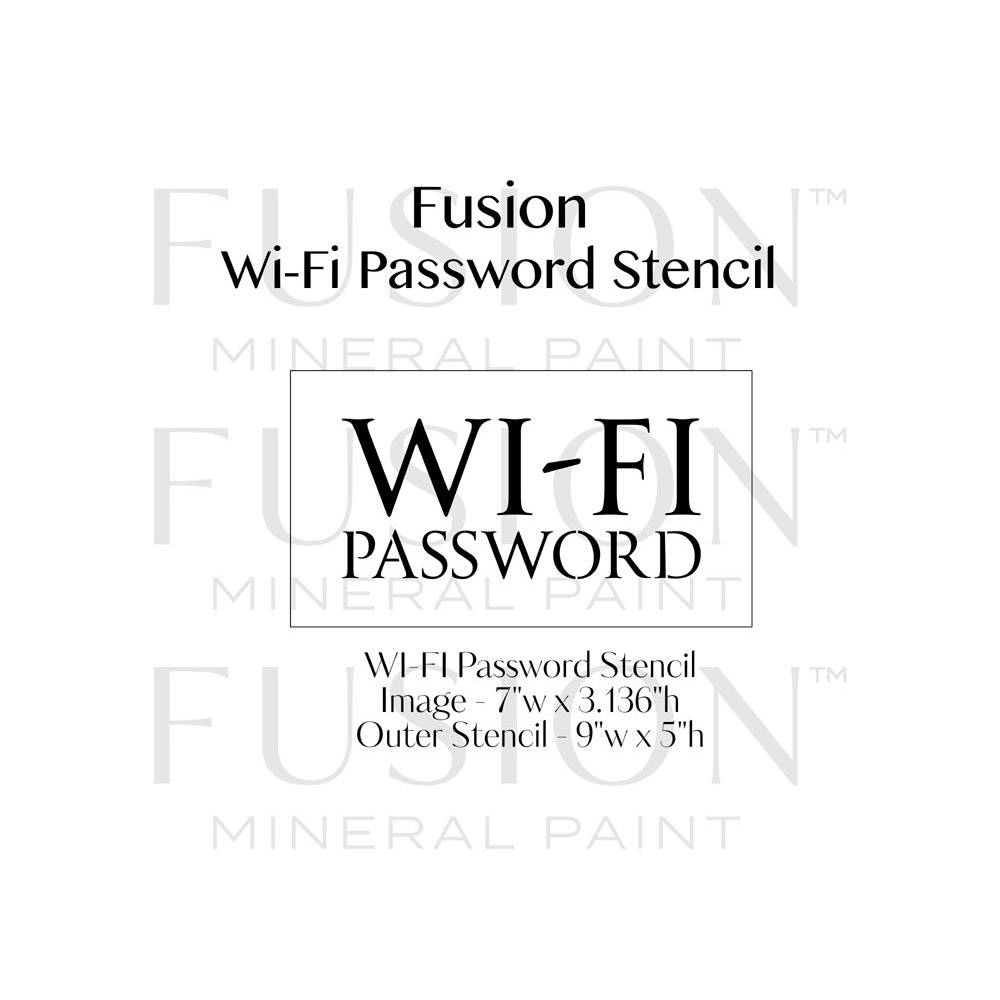 Fusion Mineral Paint Fusion - Stencil 27 - Wifi Pasword