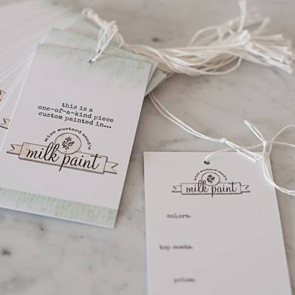 Miss Mustard Seeds Milk Paint MMSMP - Furniture Tags - 25 pcs