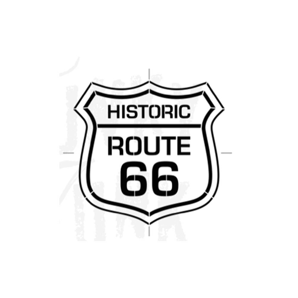 Funky Junk Funky Junk Stencils - Route 66