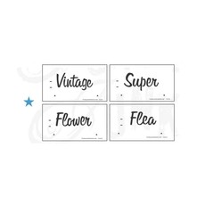 Funky Junk Funky Junk Stencils - Market Extensions - 4 pcs