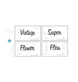 Funky Junk Funky Junk Stencils - Market Extensions - 4 pcs