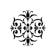 Muddaritaville MU - Damask Circle - Medium