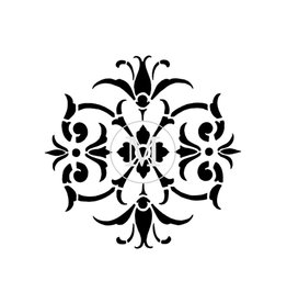 Muddaritaville MU - Damask Circle - Medium