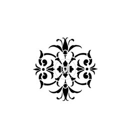 Muddaritaville MU - Damask Circle - Small