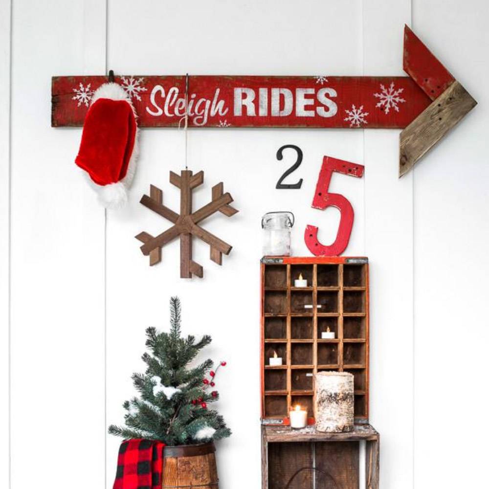 Funky Junk Funky junk stencils - Sleigh rides