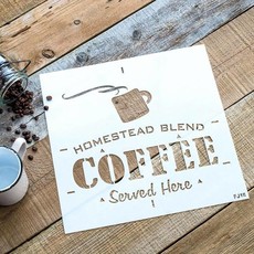 Funky Junk Funky Junk Stencils - Christmas Blend Hot Cocoa - 2 pcs