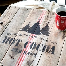 Funky Junk Funky Junk Stencils - Christmas Blend Hot Cocoa - 2 pcs
