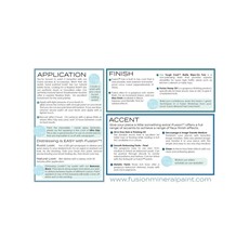 Fusion Mineral Paint Fusion - Tip cards - ENG - 50 pcs