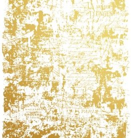 Redesign with Prima Redesign - Gold Transfer - Gilded Distressed Wall