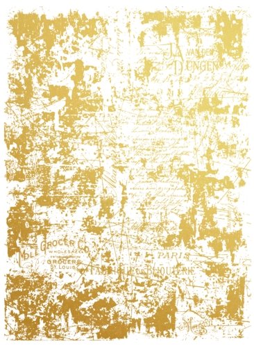 Redesign with Prima Redesign - Gold Transfer - Gilded Distressed Wall