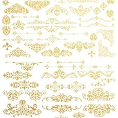 Redesign with Prima Redesign - Gold Transfer - Gilded Ornate Flourishes