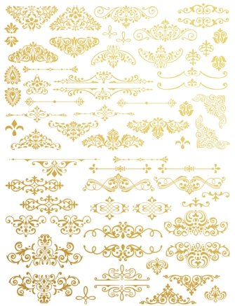 Redesign with Prima Redesign - Gold Transfer - Gilded Ornate Flourishes