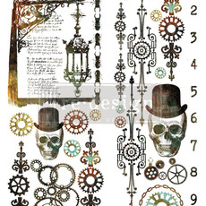 Redesign with Prima Redesign - Decor Transfer - Steampunk