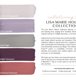 Fusion Mineral Paint Fusion - Promo card Lisa Marie Holmes Collection - 20pcs