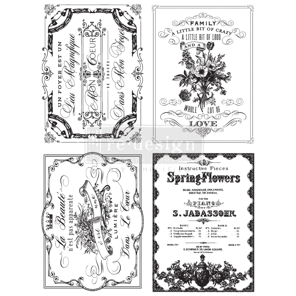 Redesign with Prima Redesign - Decor Transfer - Spring Flowers