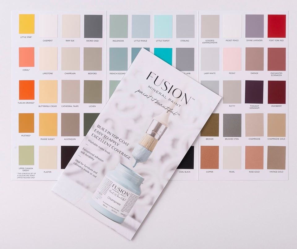 Fusion Mineral Paint Fusion - Colour Card true to colour - 10pcs