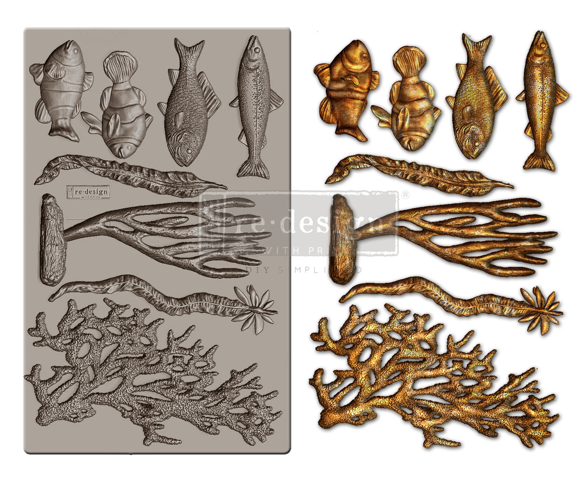 Redesign with Prima Redesign - Mould - Coral