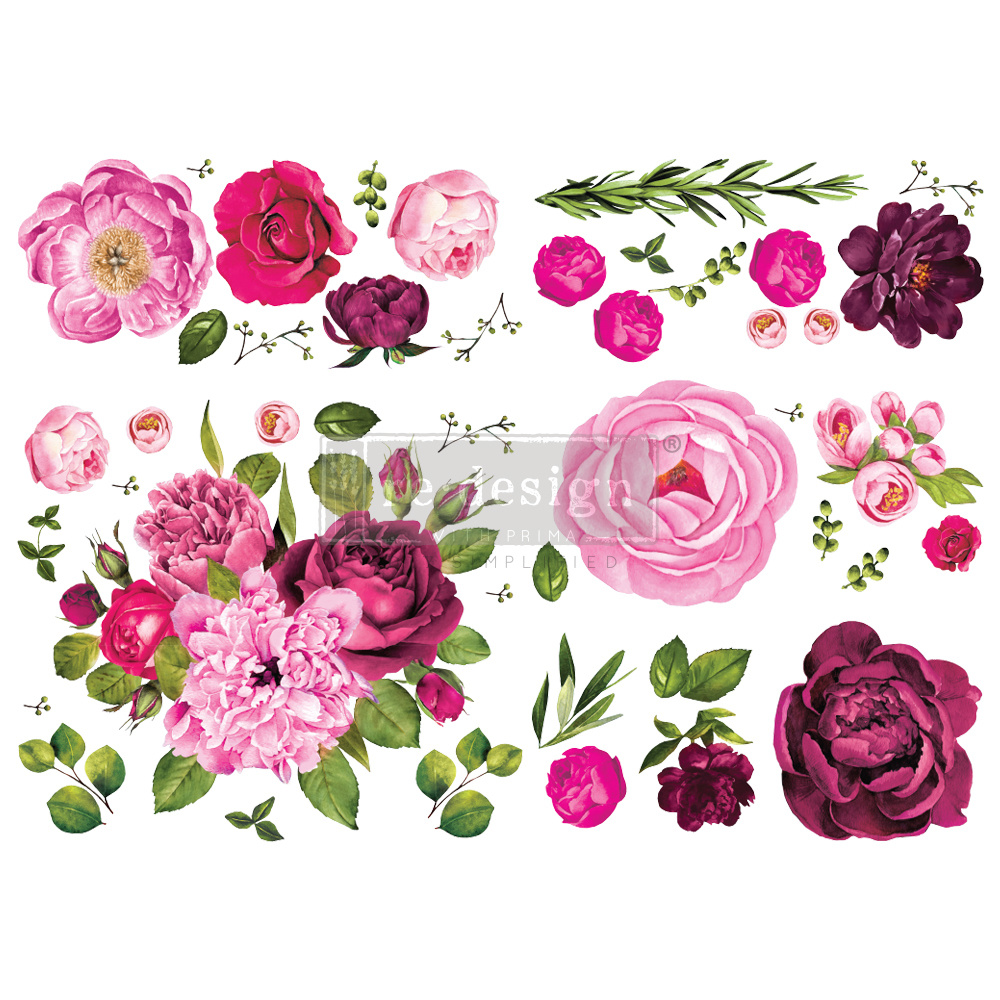 Redesign with Prima Redesign - Decor Transfer - Lush Floral I