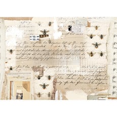 Redesign with Prima Redesign - Decoupage Rice Paper - Mysterious Notes