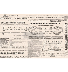 Redesign with Prima Redesign - Tissue Paper - Floral Text