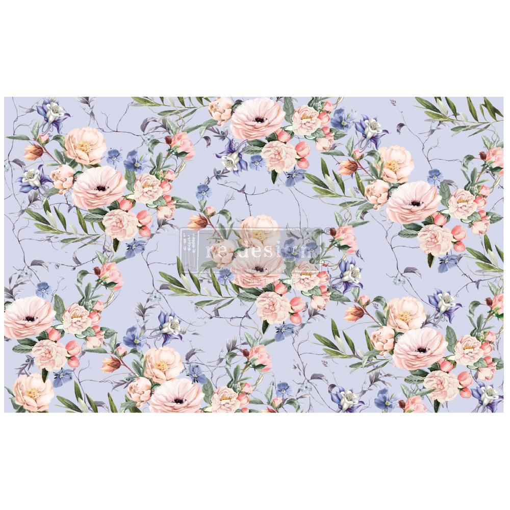 Redesign with Prima Redesign - Decoupage Tissue Paper - Lavender Fleur